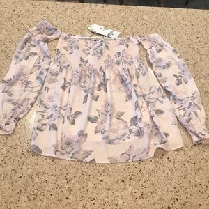 NWT Show me your mumu off the shoulder top